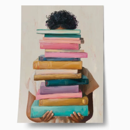 Poster AFROCENTRIC HOLDING BOOKS - 