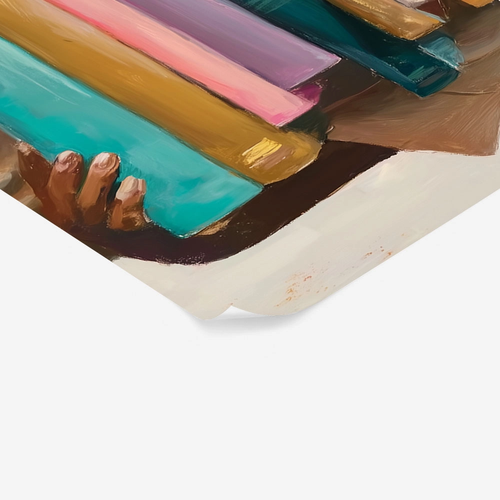 Poster AFROCENTRIC HOLDING BOOKS