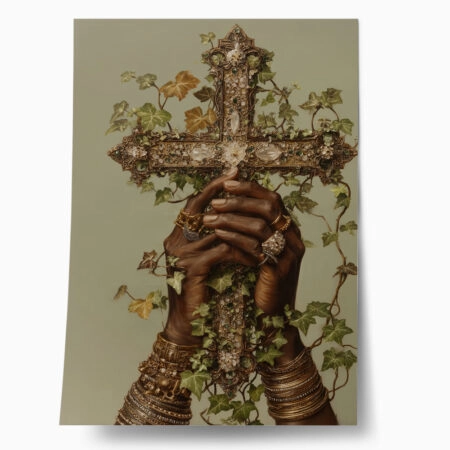 Poster AFROCENTRIC HOLDING CROSS - 