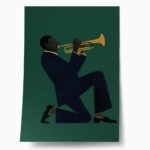 Poster AFROCENTRIC JAZZ PLAYER