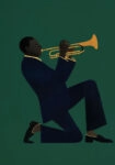 Poster AFROCENTRIC JAZZ PLAYER