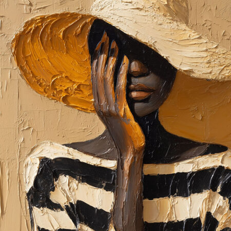 Poster AFROCENTRIC LINEAR LADY -  Sticky 2