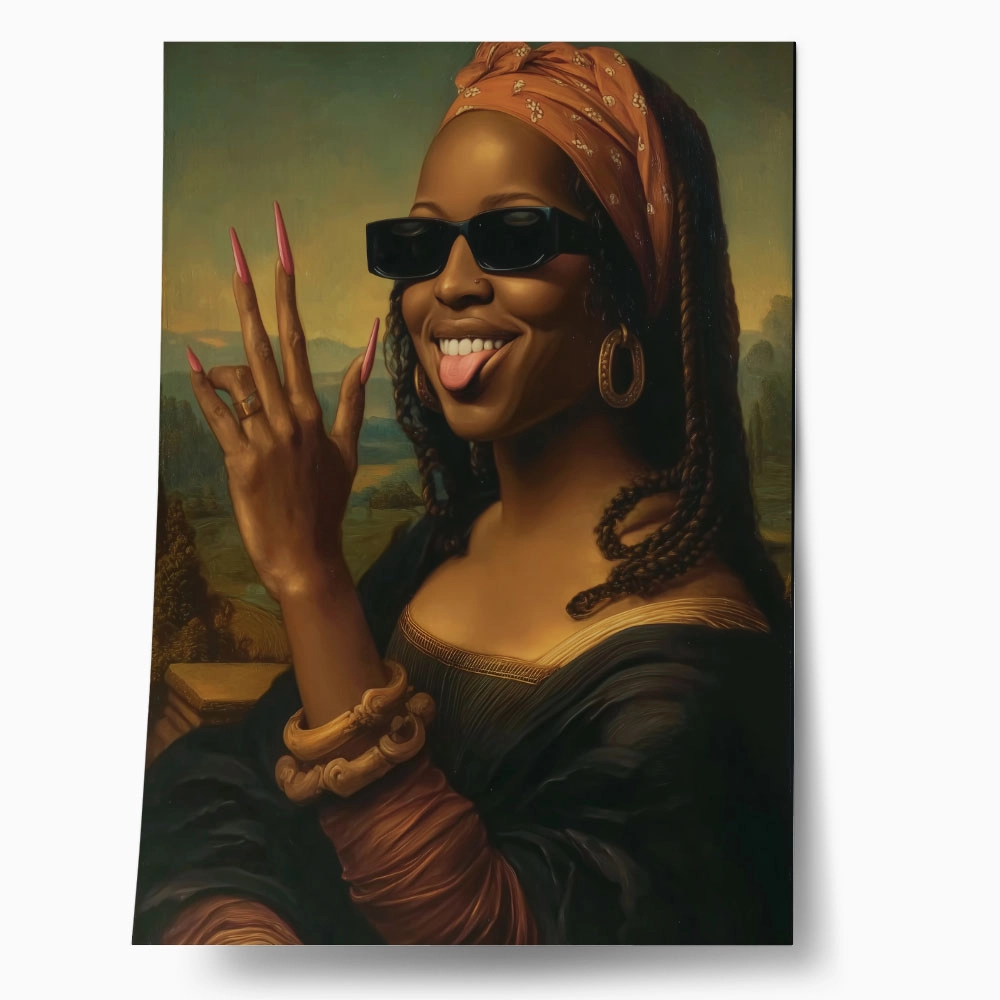 Poster AFROCENTRIC MONA LISA