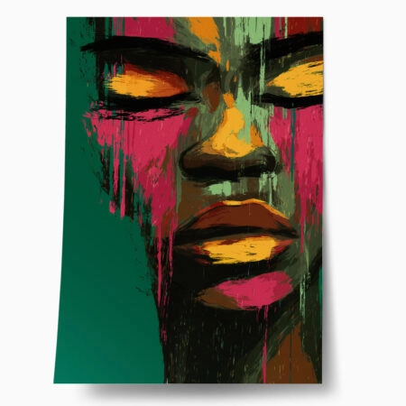 Poster AFROCENTRIC PAINTED FACE - 