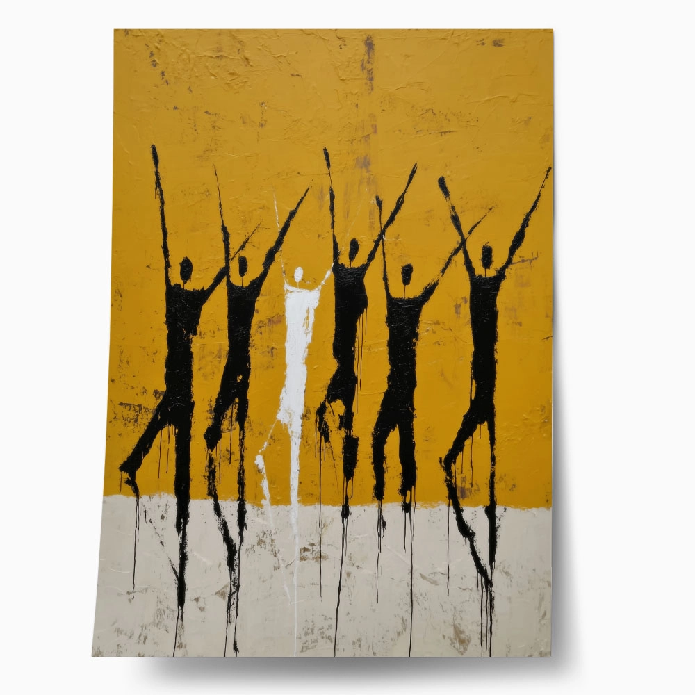 Poster AFROCENTRIC PEOPLE DANCING