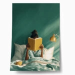 Poster AFROCENTRIC READING IN BED