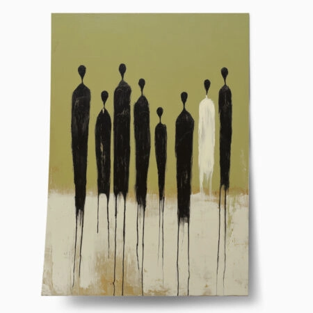 Poster AFROCENTRIC SILHOUETTES GREEN - 