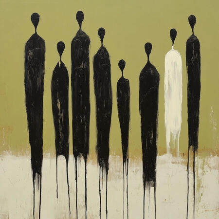 Poster AFROCENTRIC SILHOUETTES GREEN -  Sticky 2