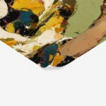 Poster AFROCENTRIC STYLIZED WOMAN WITH BRUSH STROKES