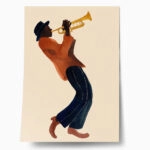 Poster AFROCENTRIC TRUMPET PLAYER