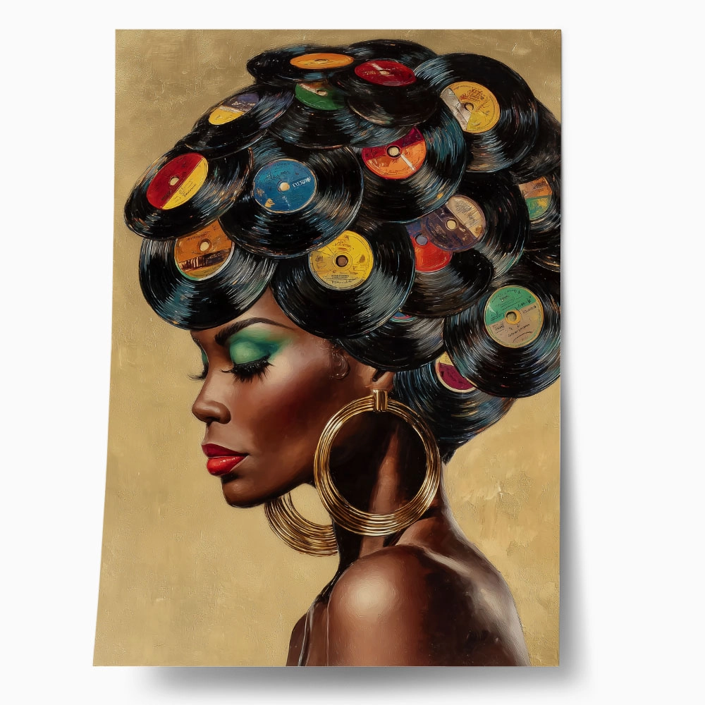 Poster AFROCENTRIC VINYL HAIR