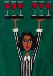 Poster AFROCENTRIC WAITRESS