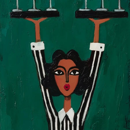 Poster AFROCENTRIC WAITRESS -  Sticky 2
