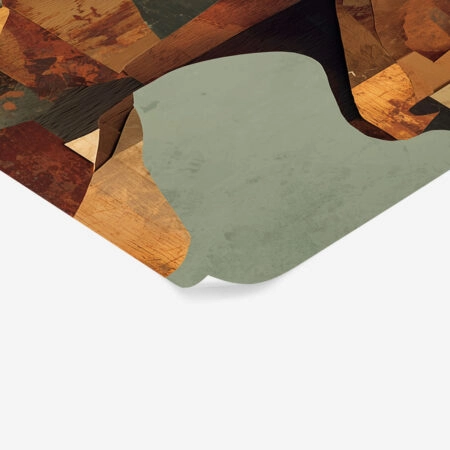 Poster AFROCENTRIC WOMAN ANGULAR PROFILE -  Sticky 1