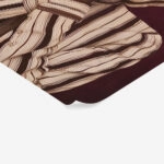 Poster AFROCENTRIC WOMAN COVERING FACE BURGUNDY