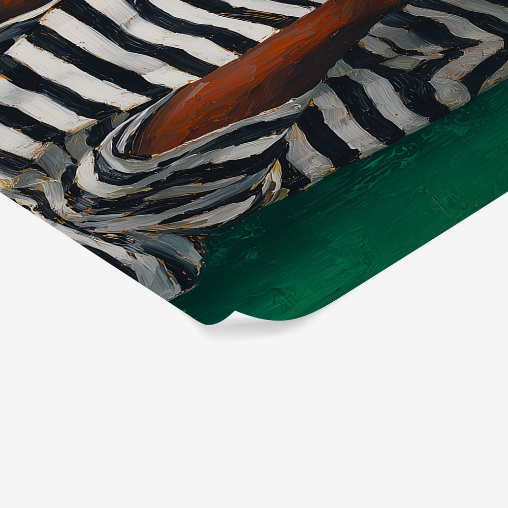 Poster AFROCENTRIC WOMAN HIDING BEHIND BOOK GREEN