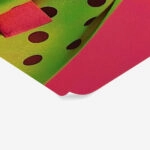 Poster AFROCENTRIC WOMAN IN GREEN DOTTED DRESS