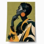 Poster AFROCENTRIC WOMAN POSING