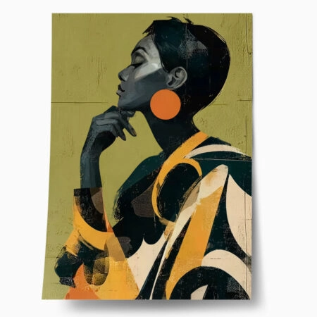Poster AFROCENTRIC WOMAN POSING - 