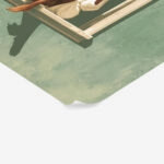 Poster AFROCENTRIC WOMAN READING ON WINDOW
