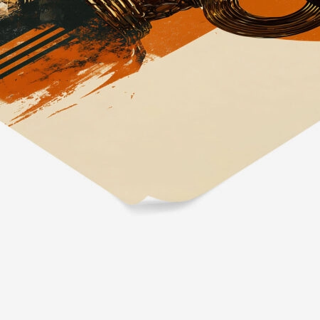 Poster AFROCENTRIC WOMAN SCREAMING -  Sticky 1