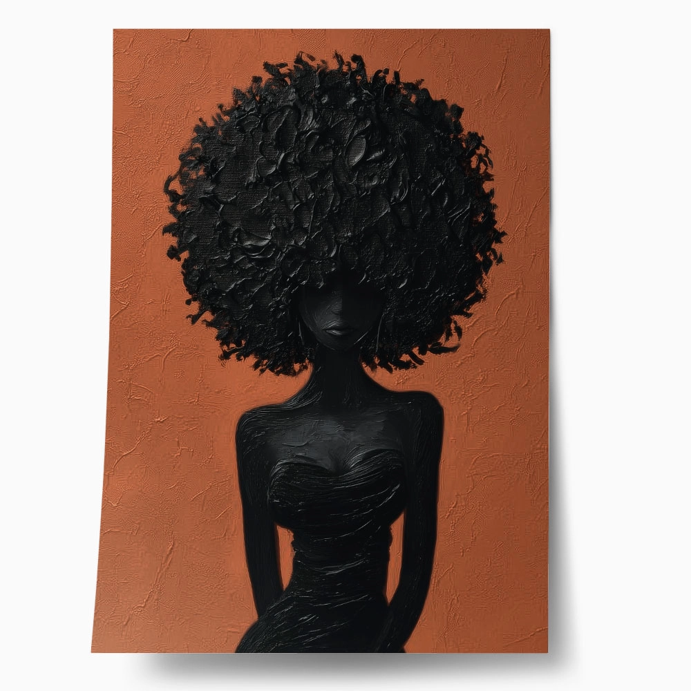 Poster AFROCENTRIC WOMAN SILHOUETTE