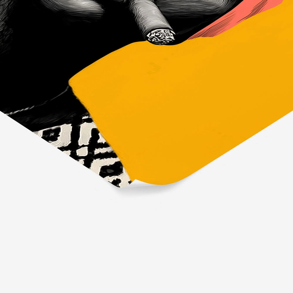 Poster AFROCENTRIC WOMAN SMOKING