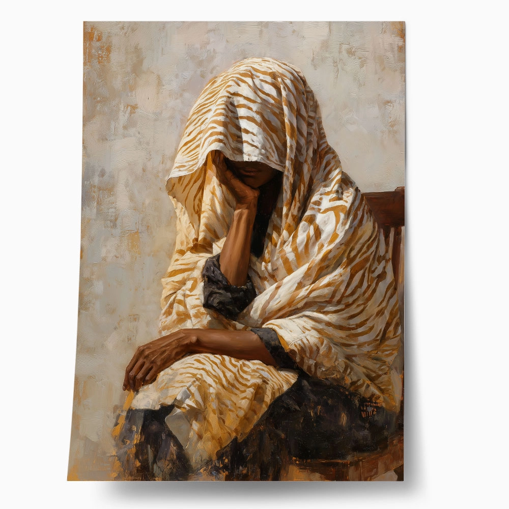 Poster AFROCENTRIC WOMAN THINKING