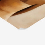 Poster AFROCENTRIC WOMAN WITH HAT BEIGE