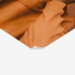 Poster AFROCENTRIC WOMAN WITH SWEATER ORANGE