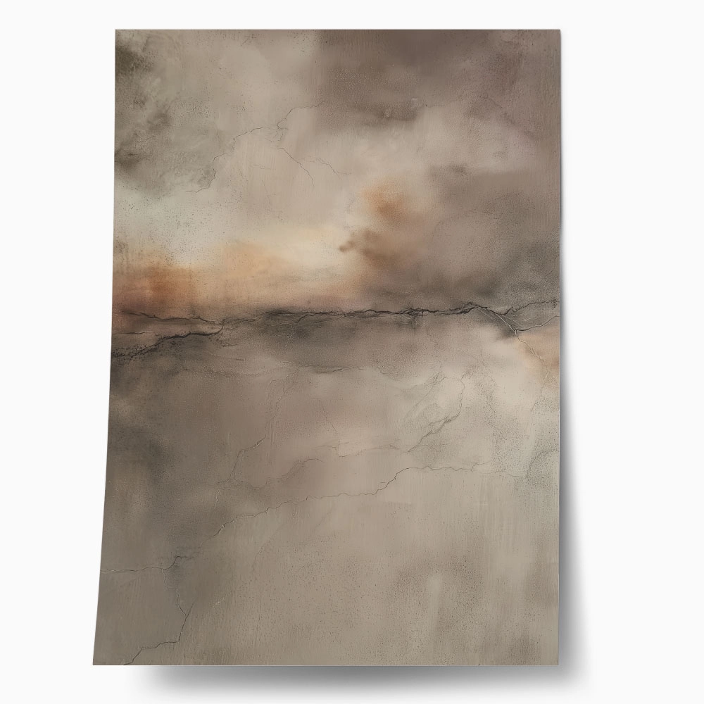 Poster BROWN BLACK AND GRAY WALL