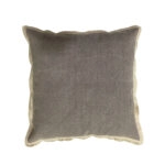 LIBELL 2 ΔΙΑΚΟΣΜΗΤΙΚΟ ΜΑΞΙΛΑΡΙ 45x45cm ΥΦΑΣΜΑ ΓΚΡΙ ΜΠΕΖ