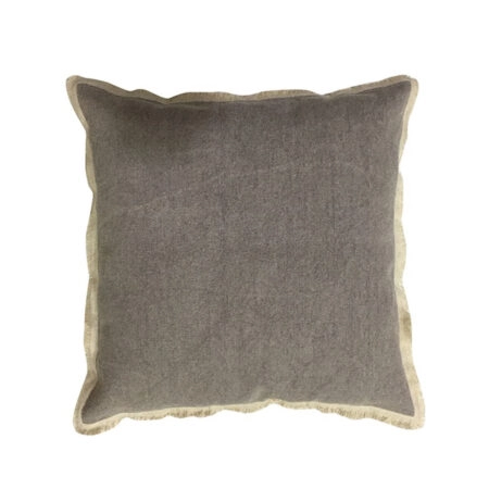 LIBELL 2 ΔΙΑΚΟΣΜΗΤΙΚΟ ΜΑΞΙΛΑΡΙ 45x45cm ΥΦΑΣΜΑ ΓΚΡΙ ΜΠΕΖ - Διακοσμητικά Μαξιλάρια