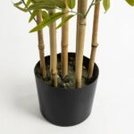 BAMBOO ΔΕΝΤΡΟ ΤΕΧΝΗΤΟ ΣΕ ΓΛΑΣΤΡΑ 190cm POLYESTER ΠΡΑΣΙΝΟ PVC