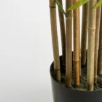 BAMBOO ΔΕΝΤΡΟ ΤΕΧΝΗΤΟ ΣΕ ΓΛΑΣΤΡΑ 210cm POLYESTER ΠΡΑΣΙΝΟ PVC