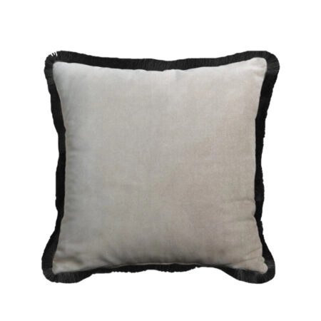 TERRICIO ΔΙΑΚΟΣΜΗΤΙΚΟ ΜΑΞΙΛΑΡΙ 45x45cm ΒΕΛΟΥΔΟ ELEPHANT ΜΑΥΡΟ - Διακοσμητικά Μαξιλάρια