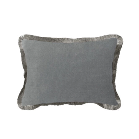 ARGENTO ΔΙΑΚΟΣΜΗΤΙΚΟ ΜΑΞΙΛΑΡΙ 40x60cm ΒΕΛΟΥΔΟ ΓΚΡΙ - Διακοσμητικά Μαξιλάρια