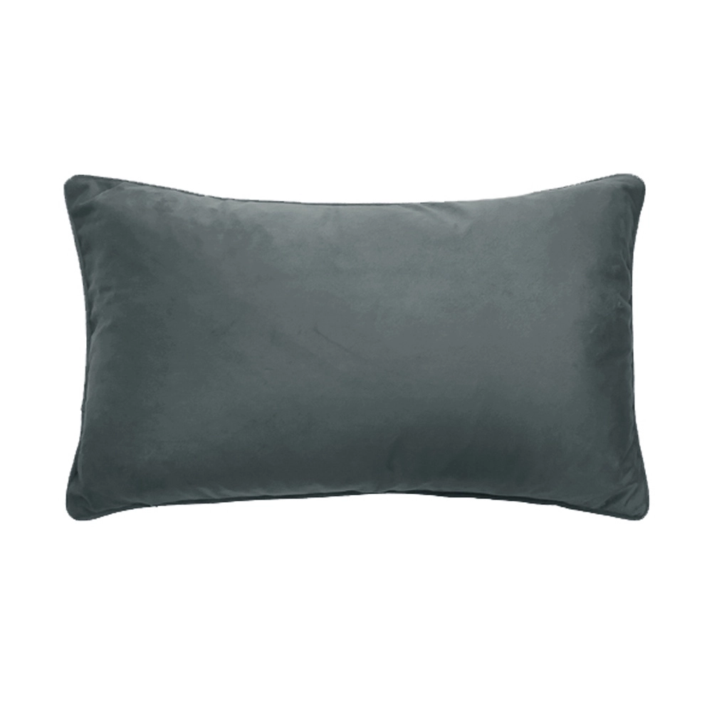 CREYR ΔΙΑΚΟΣΜΗΤΙΚΟ ΜΑΞΙΛΑΡΙ 30x50cm ΒΕΛΟΥΔΟ ΓΚΡΙ ΧΡΥΣΟ