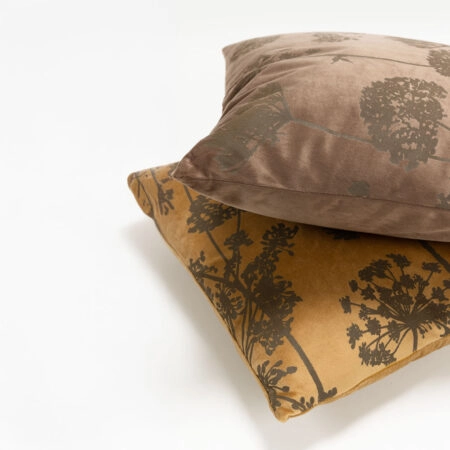PEONY ΔΙΑΚΟΣΜΗΤΙΚΟ ΜΑΞΙΛΑΡΙ 45x45cm ΒΕΛΟΥΔΟ ΜΕΛΙ ΚΑΦΕ - Διακοσμητικά Μαξιλάρια Sticky 4