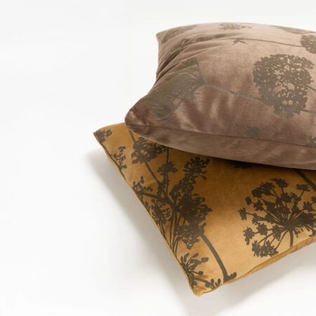 PEONY ΔΙΑΚΟΣΜΗΤΙΚΟ ΜΑΞΙΛΑΡΙ 45x45cm ΒΕΛΟΥΔΟ ΚΑΦΕ - Διακοσμητικά Μαξιλάρια Sticky 4