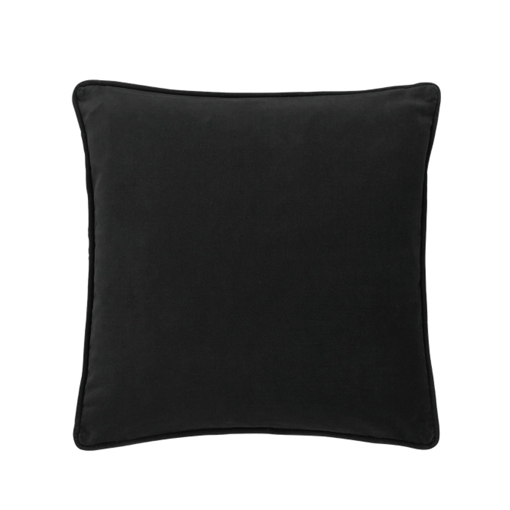CARBONE ΔΙΑΚΟΣΜΗΤΙΚΟ ΜΑΞΙΛΑΡΙ 45x45cm ΒΕΛΟΥΔΟ ΜΑΥΡΟ