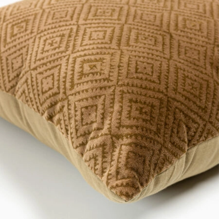HOMBURG A ΔΙΑΚΟΣΜΗΤΙΚΟ ΜΑΞΙΛΑΡΙ 50x50cm ΒΑΜΒΑΚΙ ΧΡΥΣΟ ΒΕΛΟΥΔΟ - Διακοσμητικά Μαξιλάρια Sticky 2