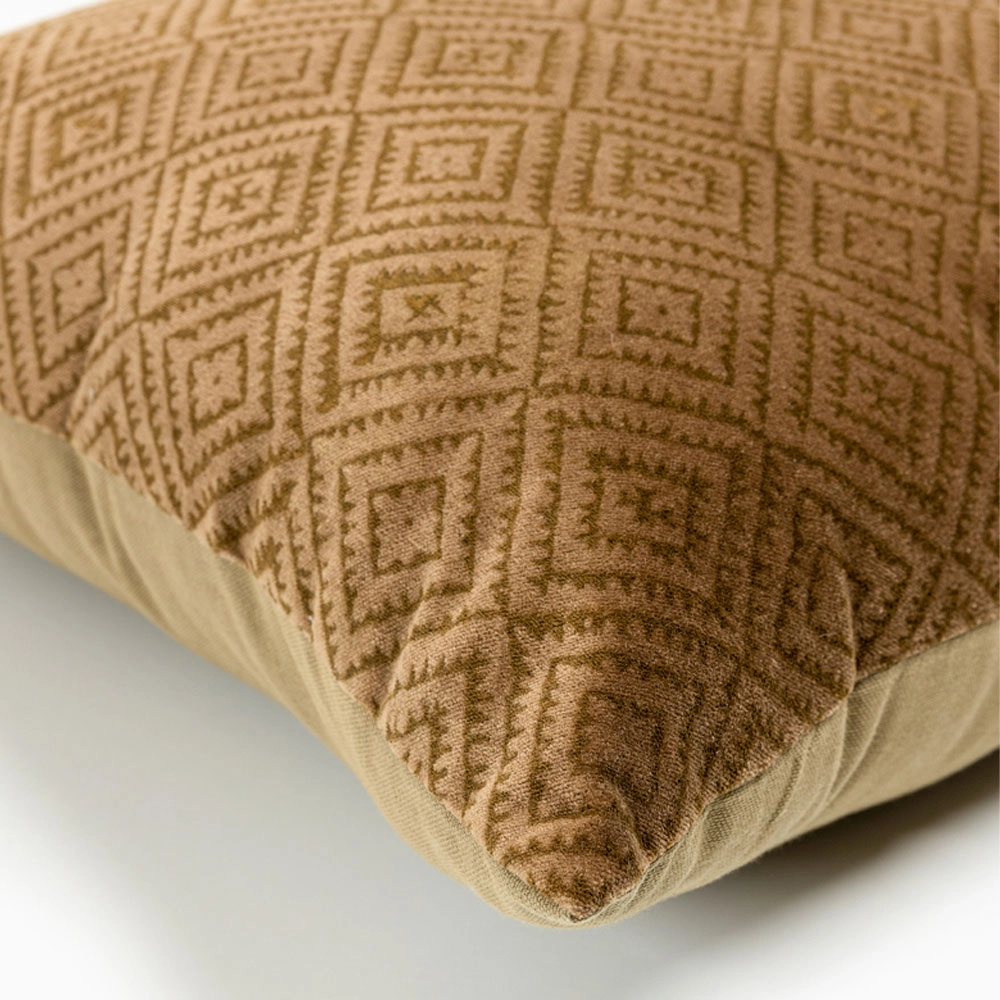 HOMBURG A ΔΙΑΚΟΣΜΗΤΙΚΟ ΜΑΞΙΛΑΡΙ 50x50cm ΒΑΜΒΑΚΙ ΧΡΥΣΟ ΒΕΛΟΥΔΟ