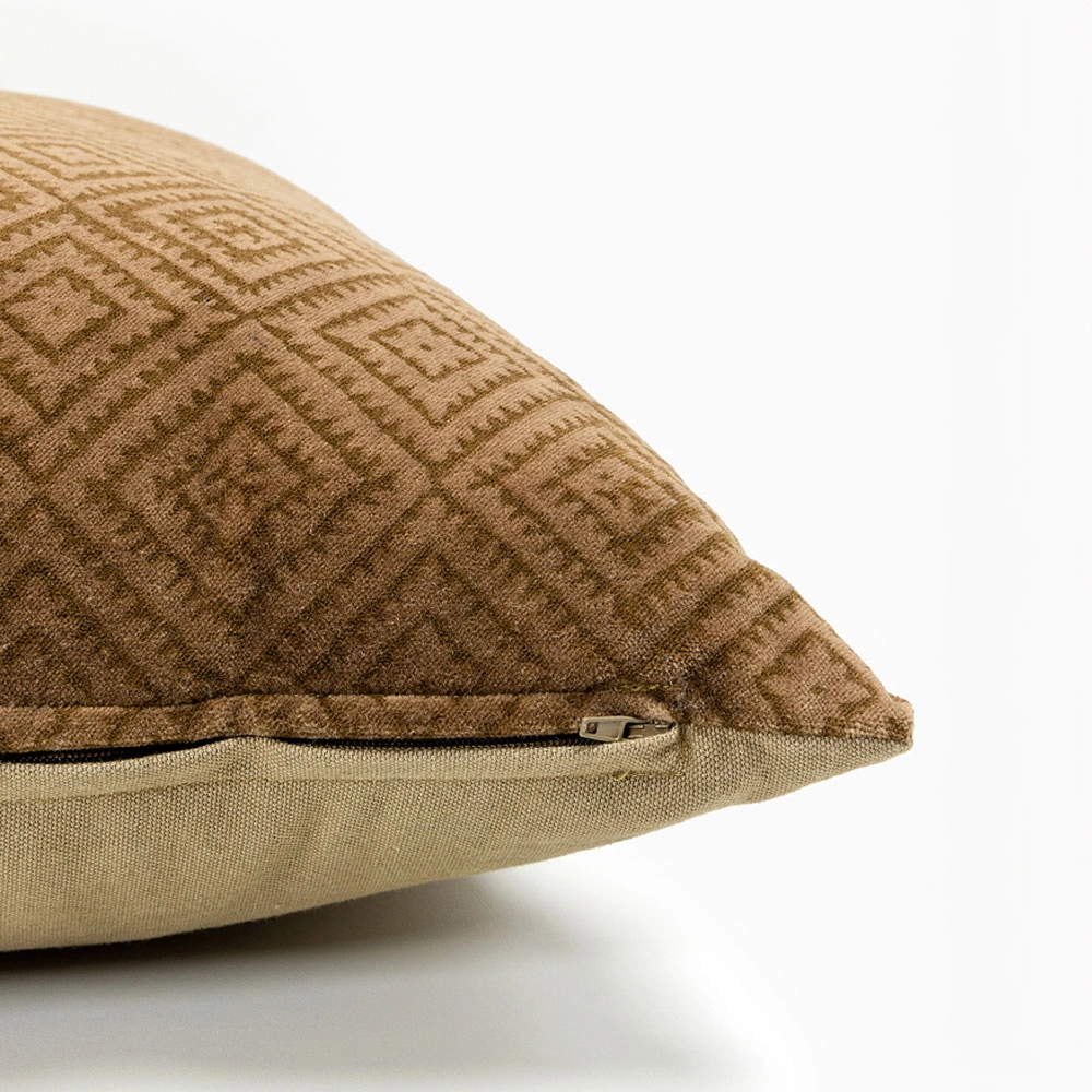 HOMBURG A ΔΙΑΚΟΣΜΗΤΙΚΟ ΜΑΞΙΛΑΡΙ 50x50cm ΒΑΜΒΑΚΙ ΧΡΥΣΟ ΒΕΛΟΥΔΟ