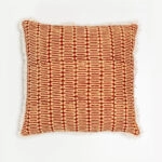 FIRED BRICK A ΔΙΑΚΟΣΜΗΤΙΚΟ ΜΑΞΙΛΑΡΙ 50x50cm ΒΑΜΒΑΚΙ ΚΕΡΑΜΙΔΙ ΜΠΕΖ ΒΙΣΚΟΖΗ