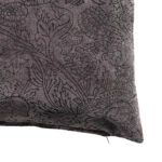 ONYX ΔΙΑΚΟΣΜΗΤΙΚΟ ΜΑΞΙΛΑΡΙ 50x50cm ΒΑΜΒΑΚΙ ΜΑΥΡΟ ΒΕΛΟΥΔΟ