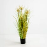SUNNY FLOWER ΦΥΤΟ ΤΕΧΝΗΤΟ ΣΕ ΓΛΑΣΤΡΑ 70cm PVC ΠΡΑΣΙΝΟ