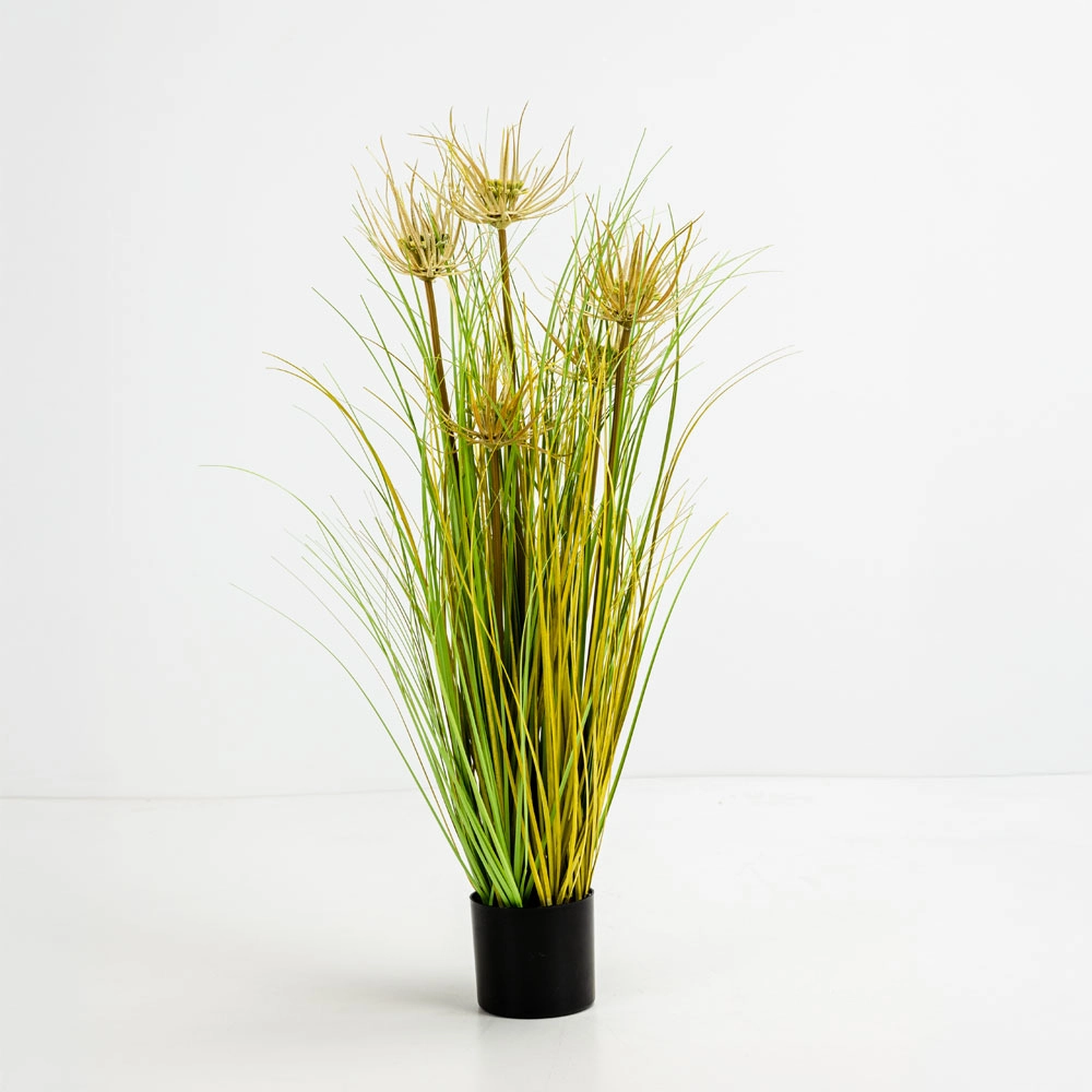 SUNNY FLOWER ΦΥΤΟ ΤΕΧΝΗΤΟ ΣΕ ΓΛΑΣΤΡΑ 70cm PVC ΠΡΑΣΙΝΟ