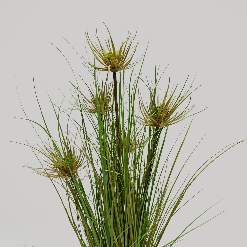 SUNNY FLOWER ΦΥΤΟ ΤΕΧΝΗΤΟ ΣΕ ΓΛΑΣΤΡΑ 70cm PVC ΠΡΑΣΙΝΟ
