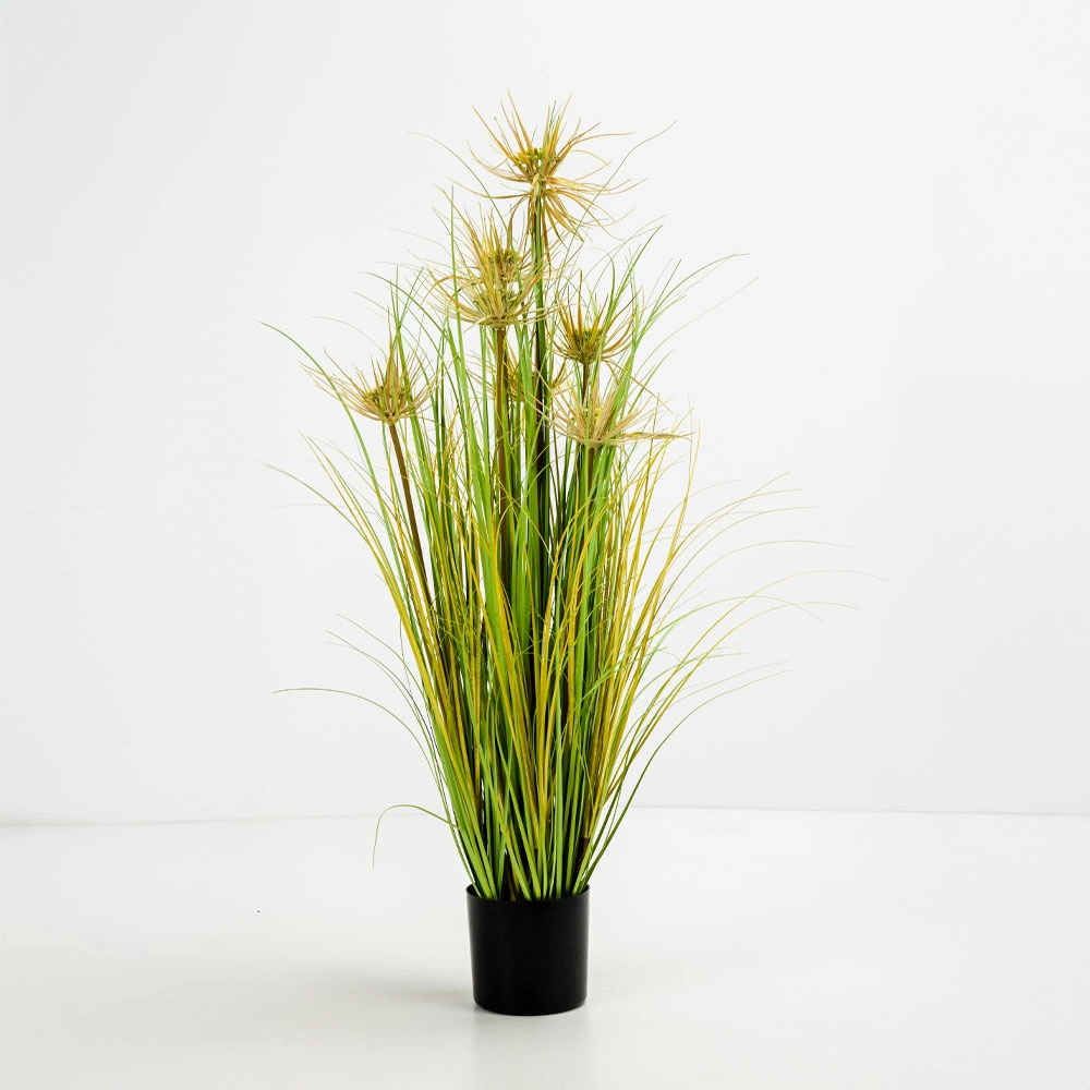 SUNNY FLOWER ΦΥΤΟ ΤΕΧΝΗΤΟ ΣΕ ΓΛΑΣΤΡΑ 90cm PVC ΠΡΑΣΙΝΟ